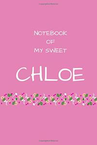 Notebook of my sweet Chloe