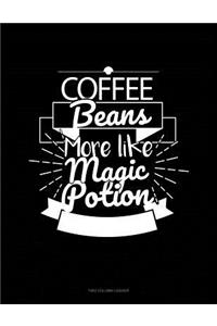 Coffee Beans More Like Magic Potion: Two Column Ledger