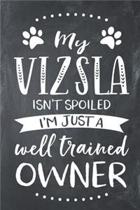 My Vizsla Isn't Spoiled I'm Just a Well Trained Owner