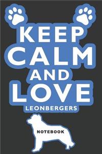 Keep Calm and Love Leonbergers Notebook