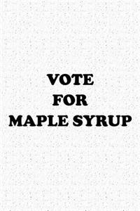 Vote for Maple Syrup