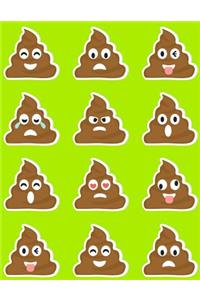 Emoji Notebook Lined Composition Journal For School Kids, Students And Teachers