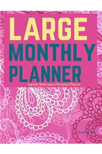 Agrestis Large Monthly Planner