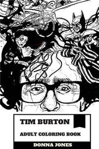 Tim Burton Adult Coloring Book
