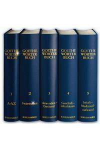 Goethe Worterbuch, Band 1, Leinen