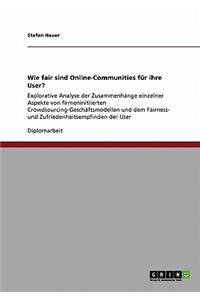 Wie fair sind Online-Communities für ihre User?