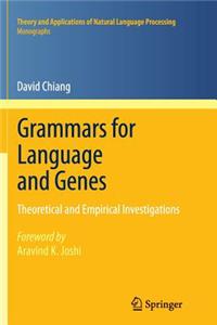 Grammars for Language and Genes