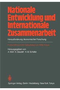 Nationale Entwicklung Und Internationale Zusammenarbeit