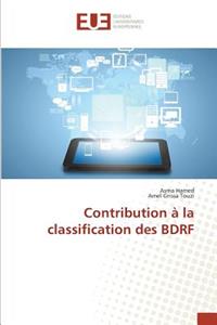 Contribution À La Classification Des Bdrf
