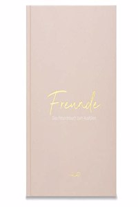 Freunde: Das Freundebuch zum Ausfullen (warmgrau)