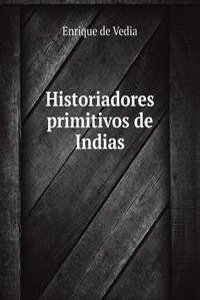 Historiadores primitivos de Indias