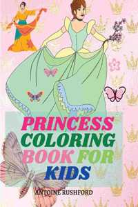 Princess coloring book for kids