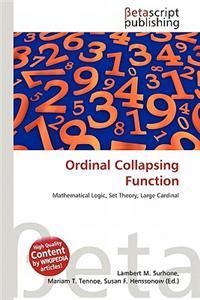 Ordinal Collapsing Function