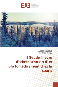 Effet de l'heure d'administration d'un phytomédicament chez la souris