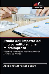 Studio dell'impatto del microcredito su una microimpresa