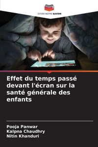 Effet du temps passé devant l'écran sur la santé générale des enfants