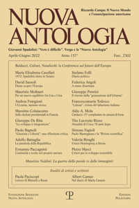 Nuova Antologia - A. CLVII, N. 2302, Aprile-Giugno 2022