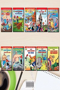Chacha Chaudhary Comics in English (Set of 10 Books)
