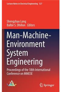Man-Machine-Environment System Engineering