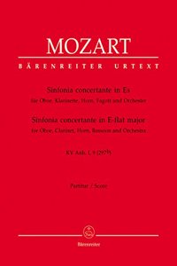Sinfonia concertante for Oboe, Clarinet, Horn, Bassoon in E-flat major K.297b (Full Score)