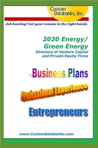 2020 Energy/Green Energy Directory of Venture Capital and Private Equity Firms