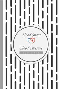 Blood Sugar & Blood Pressure Log Book