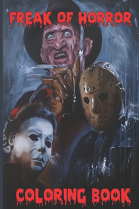 Freak Of Horror Coloring Book