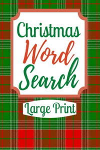 Christmas Word Search Large Print