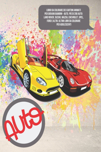 Libro da colorare dei cartoni animati per giovani bambini - Auto. Più di 200 auto