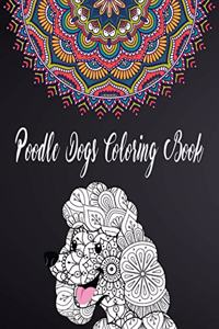 poodle dogs coloring book