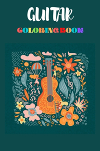 Guitar Coloring Book For Adults