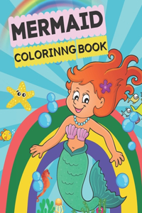 Mermaid Coloring Book age 4-8