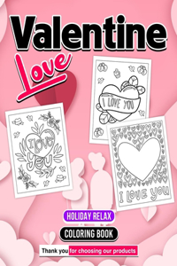 Valentine Love Coloring Book Romance Enthusiasts