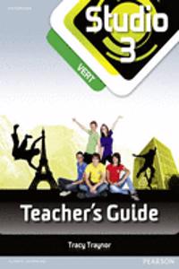 Studio 3 Vert Teacher's Guide & CD-ROM (11-14 French)