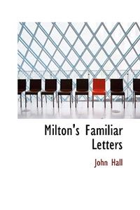 Milton's Familiar Letters