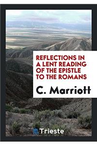 REFLECTIONS IN A LENT READING OF THE EPI