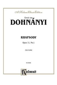 Rhapsody, Op. 11, No. 1