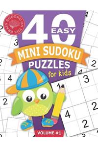 40 Easy Mini Sudoku Puzzles for Kids