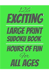 126 Exciting Large Print Sudoku Book