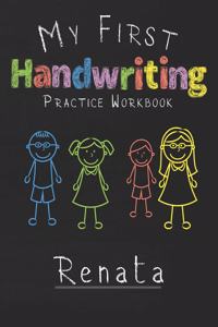My first Handwriting Practice Workbook Renata