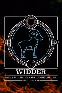 Widder Notizbuch