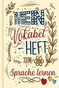 Vokabelbuch - Mein Vokabelheft zum Sprache lernen (Lernhilfe)