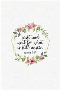Trust and Wait For What Is Still Unseen Romans 8