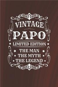 Vintage Papo Limited Edition The Man Myth The Legend