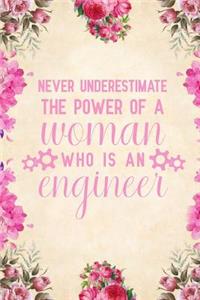 Never underestimate the power of a woman who is an engineer