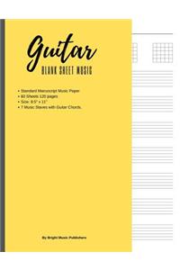 Guitar Blank Sheet Music