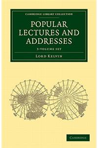 Popular Lectures and Addresses 3 Volume Set