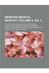 Memphis Medical Monthly Volume 9, No. 3