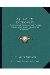 A Classical Dictionary