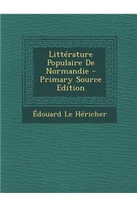 Litterature Populaire de Normandie